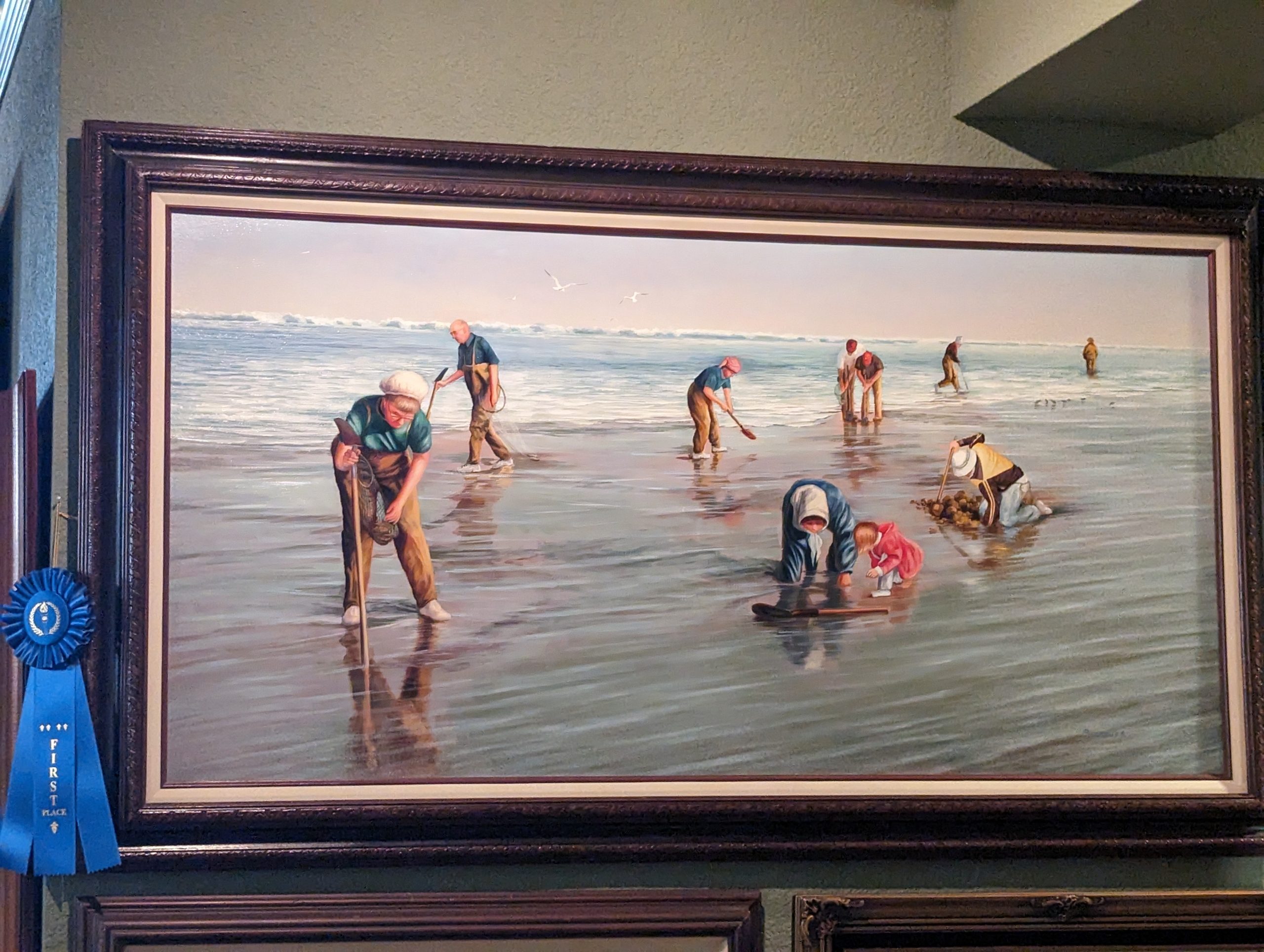 Clamdiggers in Washington State - Placed 1st in Local Artist Event